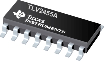 TLV2455A 具有关断状态的四路微功耗轨至轨输入/输出运算放大器 产品图