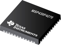 MSP430F4270IRGZT 16 位超低功耗 MCU、32kB 闪存、256B RAM、16 位 Σ-Δ A/D、12 位 D/A、LCD 驱动器 产品图