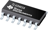 TLV2463A 具有关断状态的双路低功耗轨至轨输入/输出运算放大器 产品图