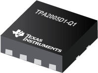 TPA2005D1-Q1 汽车类 1.4W 单声道无滤波 D 类音频功率放大器 产品图