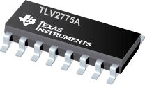 TLV2775A 具有关断状态的四路 2.7V 高转换率轨至轨输出运算放大器 产品图