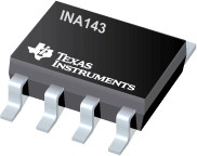 INA143 高速精密 G = 10 或 G = 0.1 差动放大器 产品图