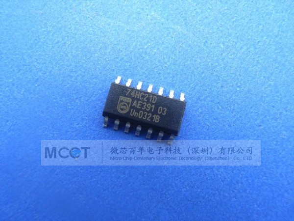 74HC21D,653 SC70/µDFN, Single/Dual Low-Voltage, Low-Power µP Reset Circuits 产品图