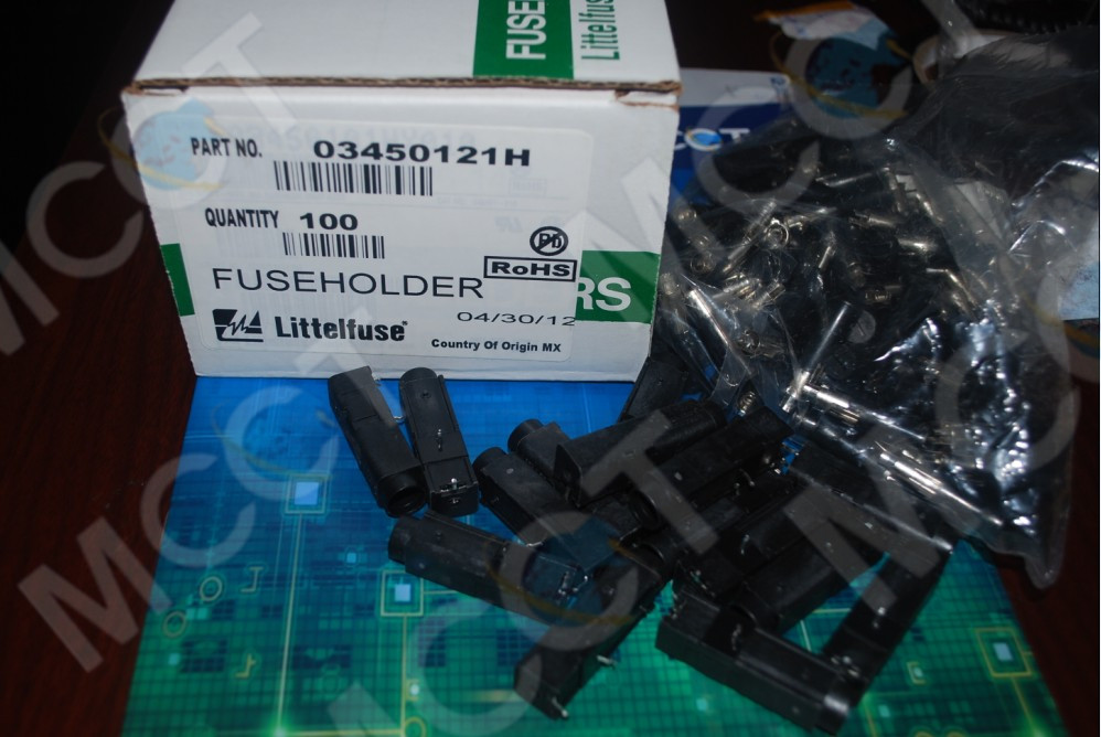 03450121H FUSEHOLDR 5X20MM R/A PC MOUNT 产品图