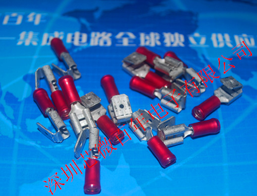 160834-2 TE CONNECTIVITY / AMP - 160834-2 - 压接端子 背负式 6.35MM 红色 产品图