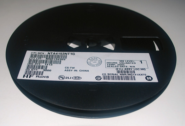 NTA4153NT1G Small Signal MOSFET 20 V, 915 mA, Single N-Channel with ESD Protection SC-75; Package: SC-75 (SOT-416) 3 LEAD; No of Pins: 3; Container: Tape and Reel 产品图