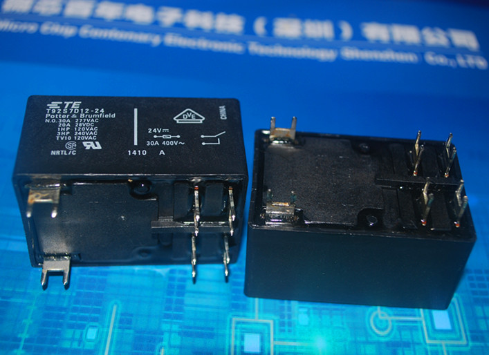 T92S7D12-24 通用继电器 DPST-NO PC MT 24VDC 产品图