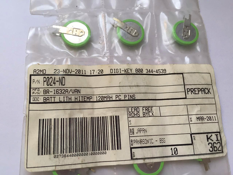 BR-1632AVAN 工业级纽扣电池 全新原装进口现货 产品图