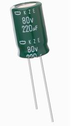 EKZH350ELL331MJC5S 原装进口黑金刚电解电容 Cap Aluminum Lytic 330uF 35V 20% (10 X 12.5mm) Radial 5mm 1240mA 6000h 105C 产品图