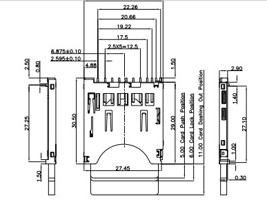 9004-BA09B03C00AA 欧式连接器 产品图