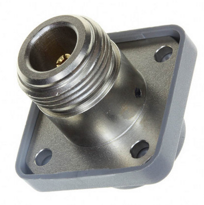 1057293-1 Conn Type N RCP 0Hz to 10GHz 50Ohm Solder Cup ST Panel Mount Gold Over Copper - Bulk 产品图