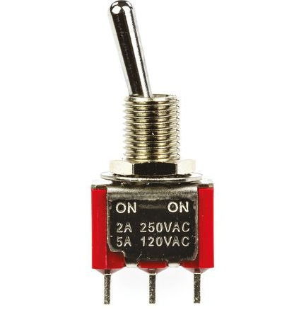 1MS1T1B1M2QES-1 单刀双掷 切换开关, 开 - 开, 5 A 产品图