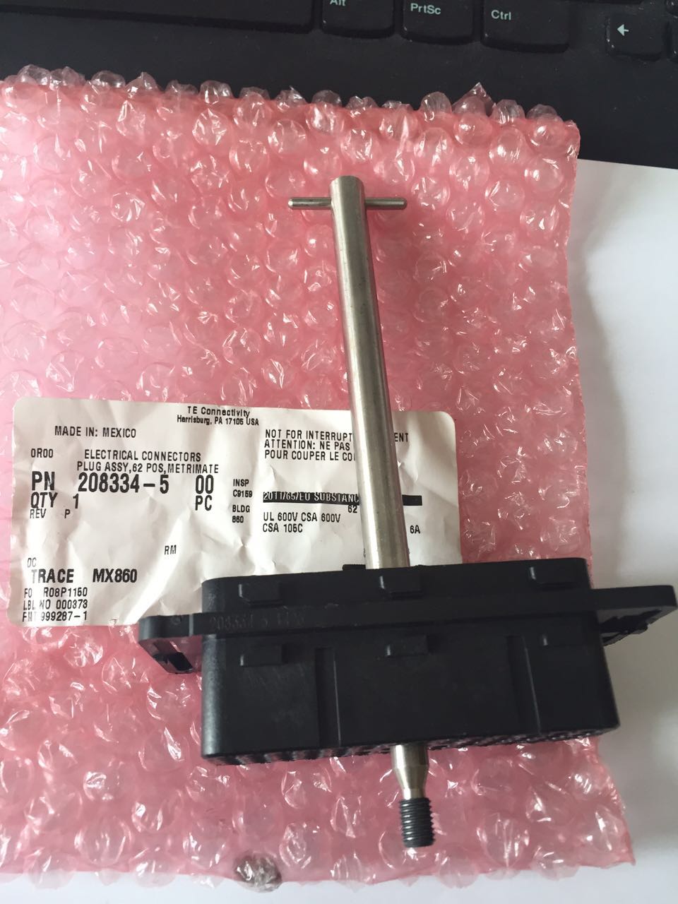 208334-5 特价现货绝对原装进口Conn Housing PL 62 POS 5mm Crimp ST Cable Mount (Alt: 208334-5) 产品图