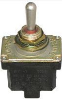 61NT1-7-NH Switch Toggle (ON) OFF (ON) SPDT Round Lever Screw 15A 277VAC 250VDC 372.85VA Panel Mount with Threads 产品图