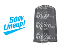 ELXS501VSN121MA25S Aluminum Electrolytic Capacitors - Snap In 500Volts 120uF 0.2 产品图