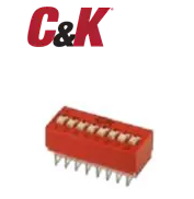 BD04AV Switch DIP OFF ON SPST 4 Extended Slide 0.1A 25VDC PC Pins 10000Cycles/SwitchCycles 2.54mm Thru-Hole Tube 产品图
