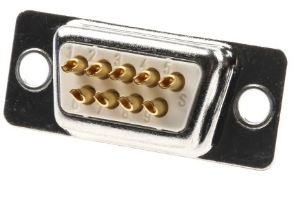 F09S5G2-1004 FCT - A MOLEX COMPANY F Series 系列 面板安装 焊接 D-sub 连接器 插座 产品图