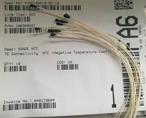 GA10K3A1IA NTC THERMISTOR 10K OHM 0.2C BEAD 产品图