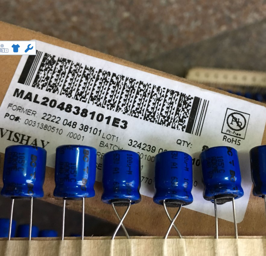 MALREKE00DD310J00K CAP ALUM 100UF 20% 63V RADIAL 产品图