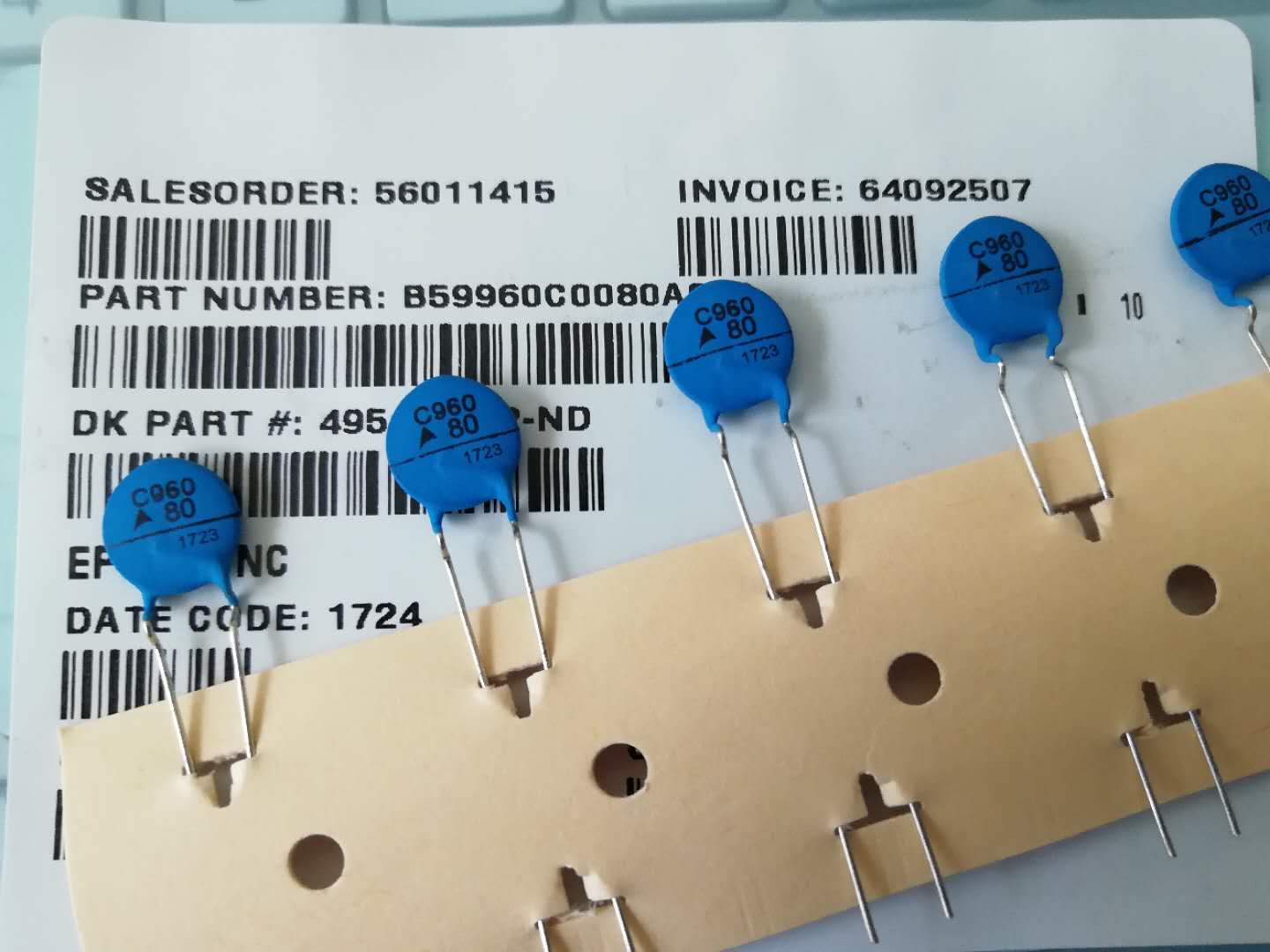 B59960C0130A070 热敏电阻器 全新原装进口 国际现货 产品图