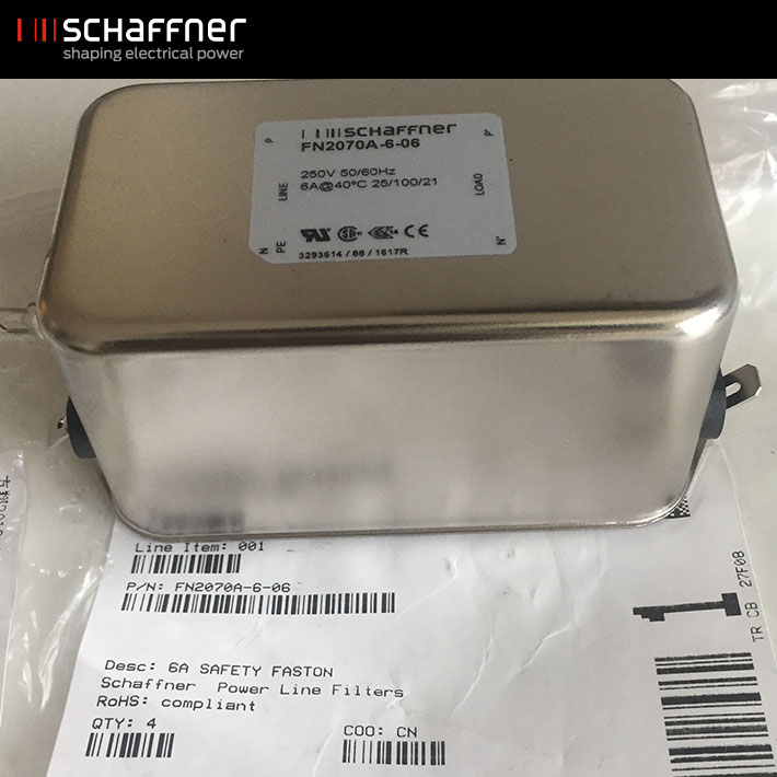 FN2070M-3-06 多级性能AC / DC EMI滤波器 产品图