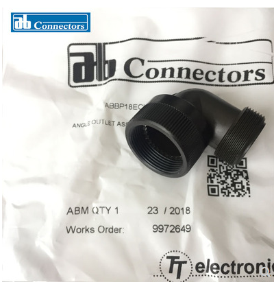 ABBP18ECHSA ABBP-18-ECHSA   AB Connectors ABBP 系列 IP67 直角 尺寸18 导管 适配器 ABBP18ECHS 产品图