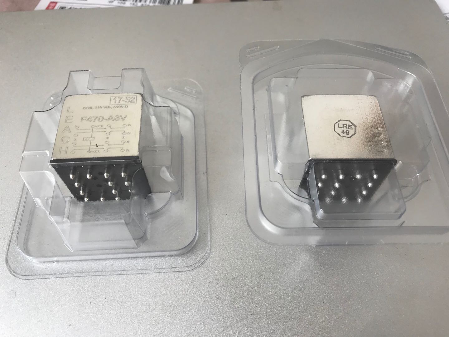 F470-H4W-WUU LEACH产品-F系列继电器-单刀双断 产品图