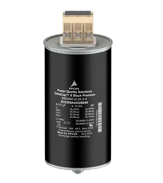 B32305B6772A200 聚酯薄膜电容器MKD 640VAc  3x200uf 产品图