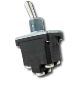12NT1-2 Switch Toggle ON ON SPDT Round Lever Solder 20A 277VAC 250VDC Panel Mount with Threads Automotive 产品图