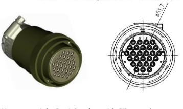 ASGL-6L-2827-SC-LF 轨道用连接器 产品图