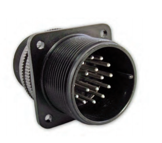 MS3100A-28-16S Conn_MIL-DTL-5015_Circular_SKT_20_POS_Solder_ST_Wall 产品图