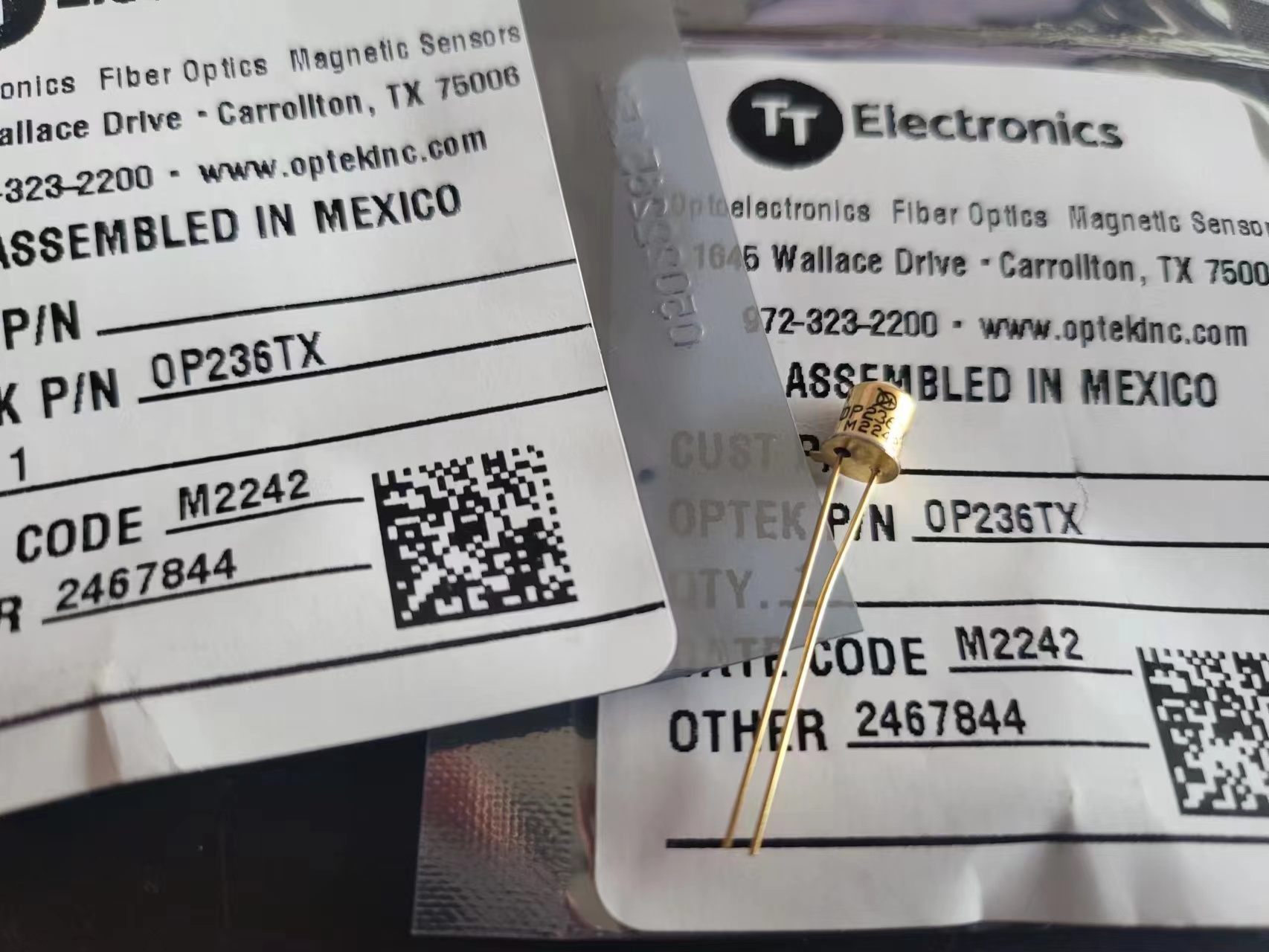 OP236TXV 高可靠性密封红外发光二极管 产品图