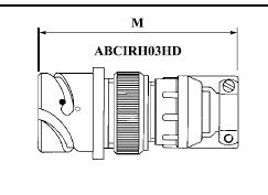 ABCIRH03HD16S8PCNF80M32P3 Circular MIL Spec Connector CIR 5C 5#16S PIN RECP WALL 产品图